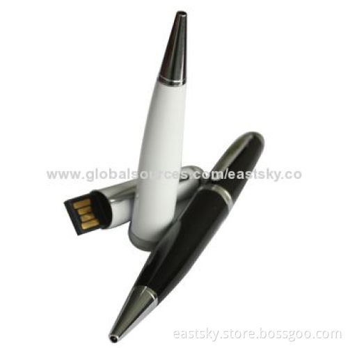 Promotional Pen-shaped USB Drive, Wholesale, Logo Imprinting Options, Laser Printing, OEM Orders